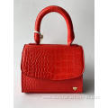 Italian Alligator Pattern Luxurious Handbag